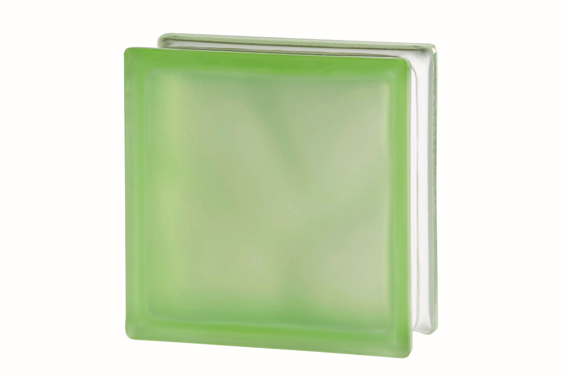 GREEN WAVE SAHARA glass block
