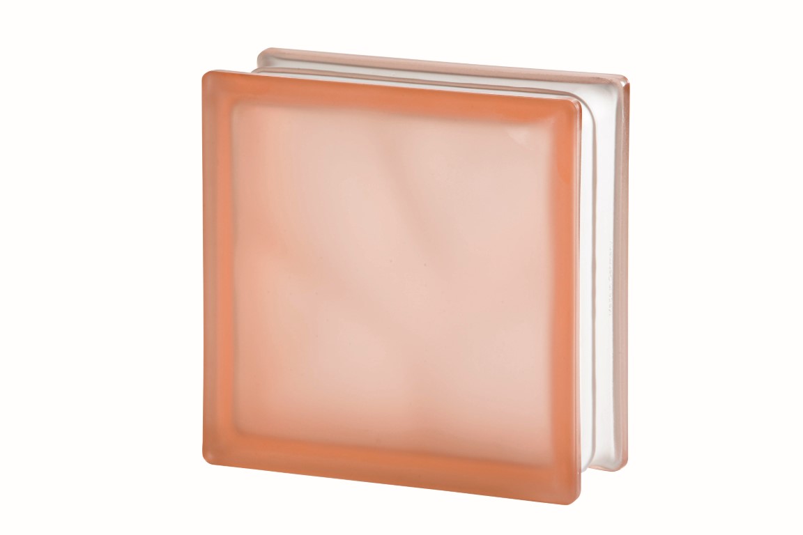 PINK WAVE SAHARA glass block