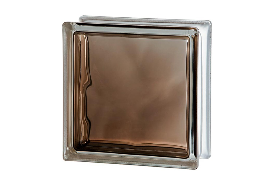 BRILLY BRONZE WAVE glass block